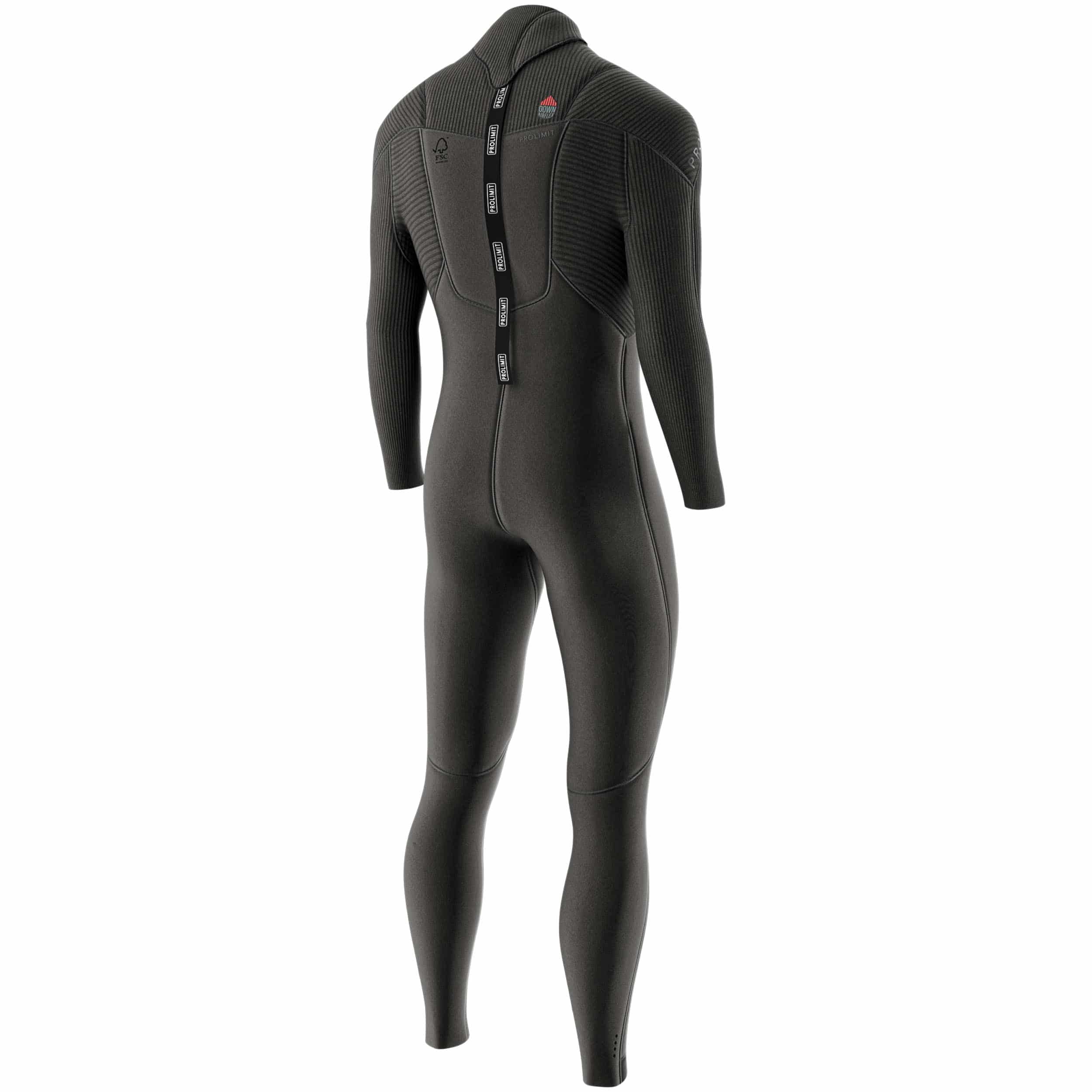 PROLIMIT Predator Steamer V-Zip 5/4 GBS Black Wetsuit 2025