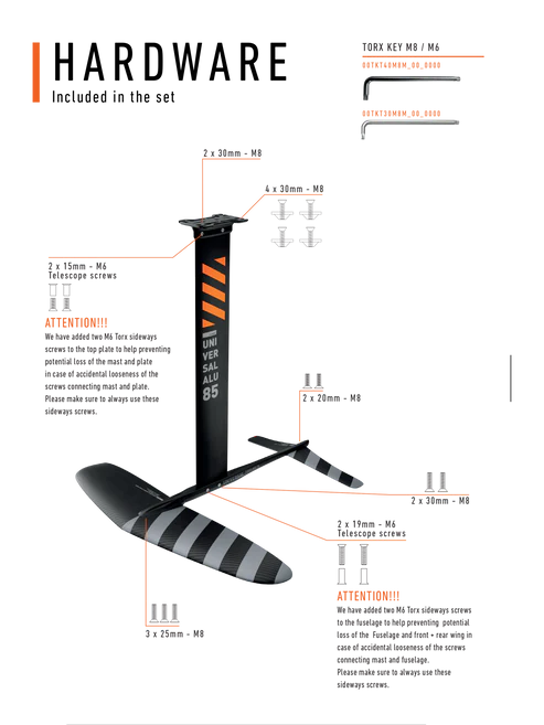 RRD UNIVERSAL SW FOIL SET Y30